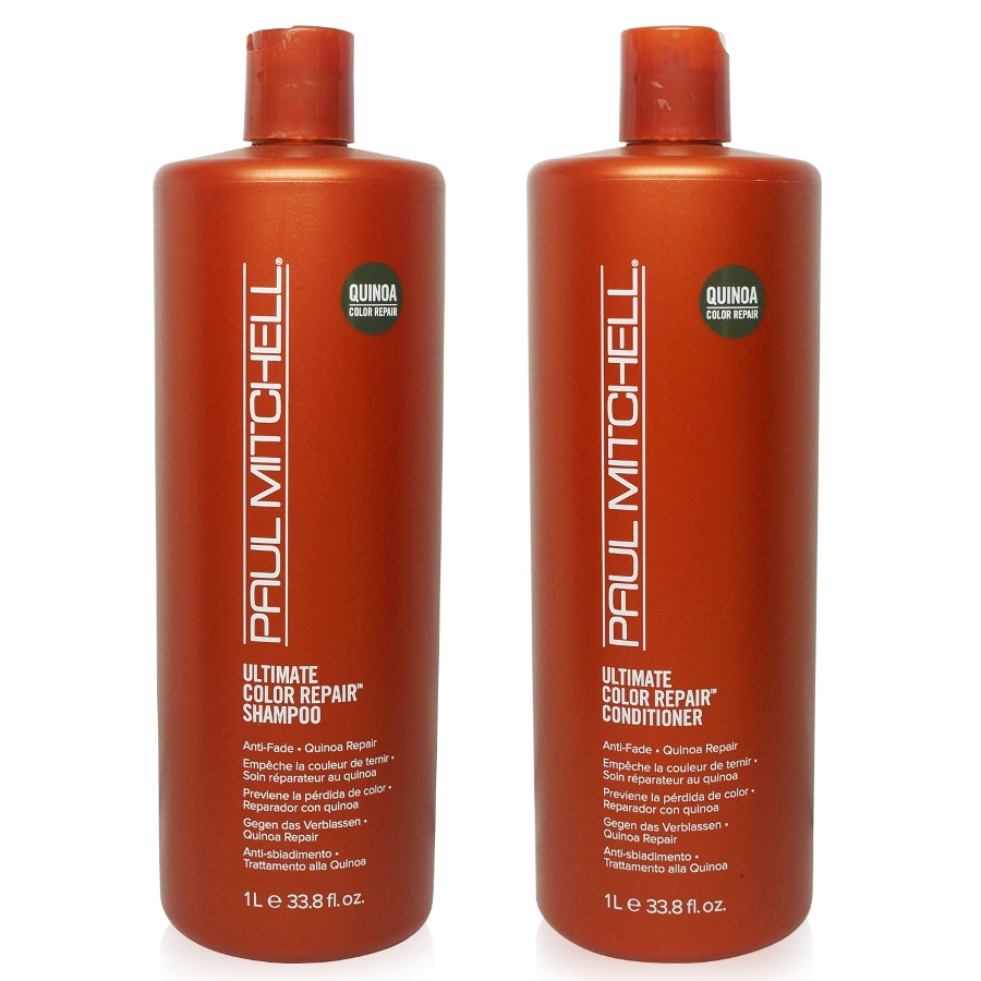 Ultimate Color Repair | Zestaw chroniący kolor włosów farbowanych: szampon 1000ml + odżywka 1000ml