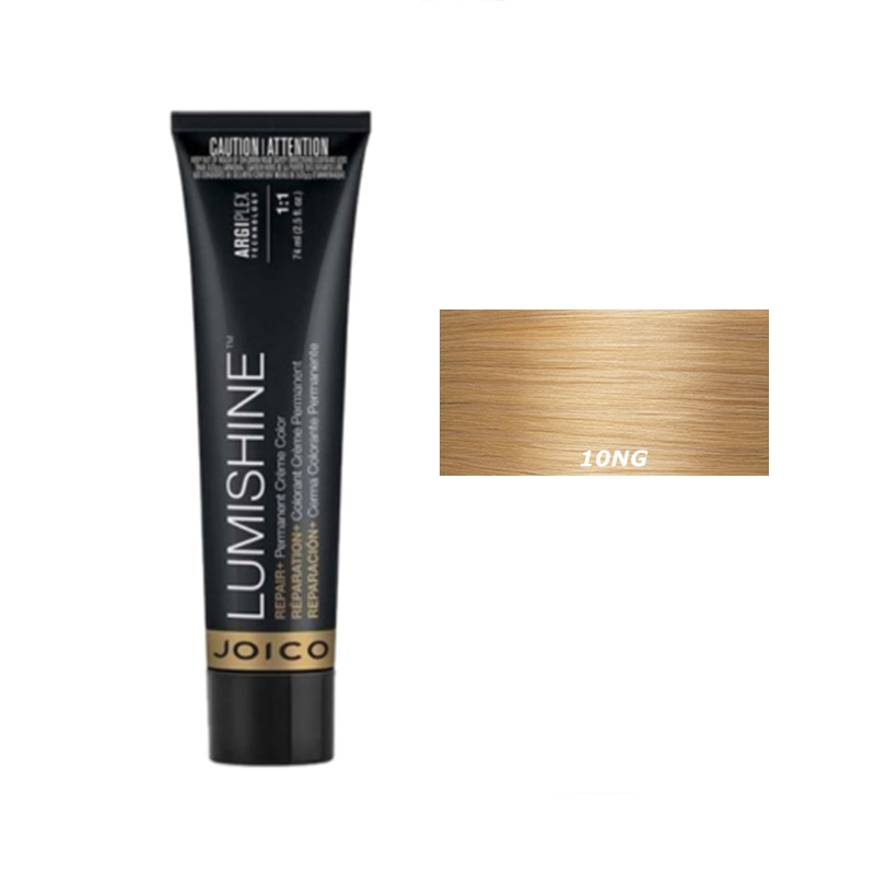 Lumishine Permanent Creme | Trwała farba do włosów - kolor 10NG naturalny złocisty bardzo jasny blond 74ml