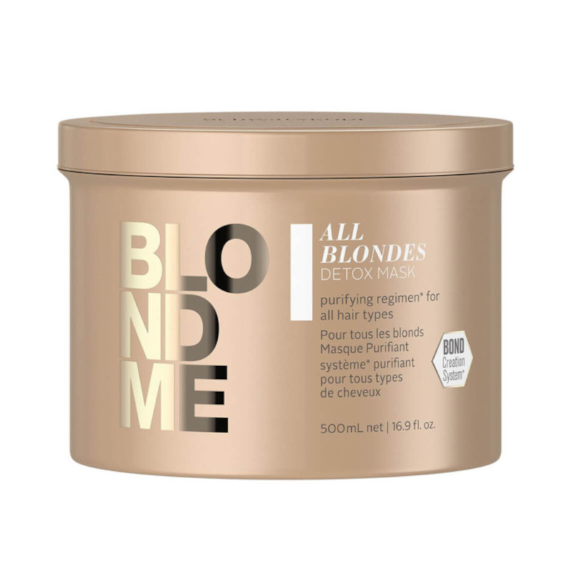 BlondMe All Blondes | Maska oczyszczająca do włosów blond 500ml