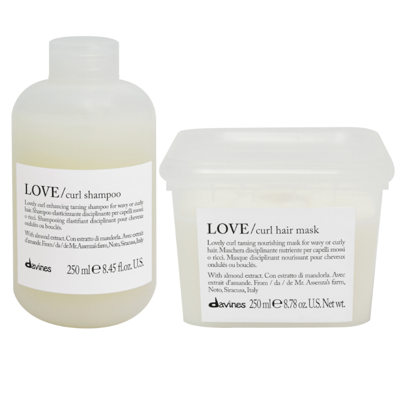Love Curl | Zestaw podkreślający skręt włosów: szampon 250ml + maska 250ml