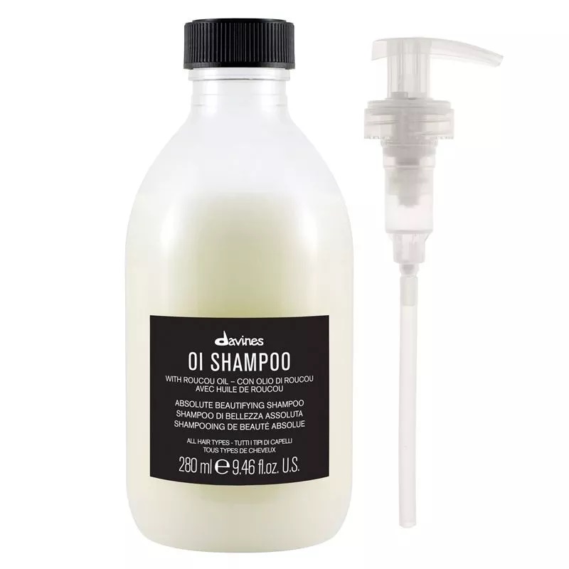 OI Oil | Zestaw: szampon do każdego rodzaju włosów 280ml + pompka