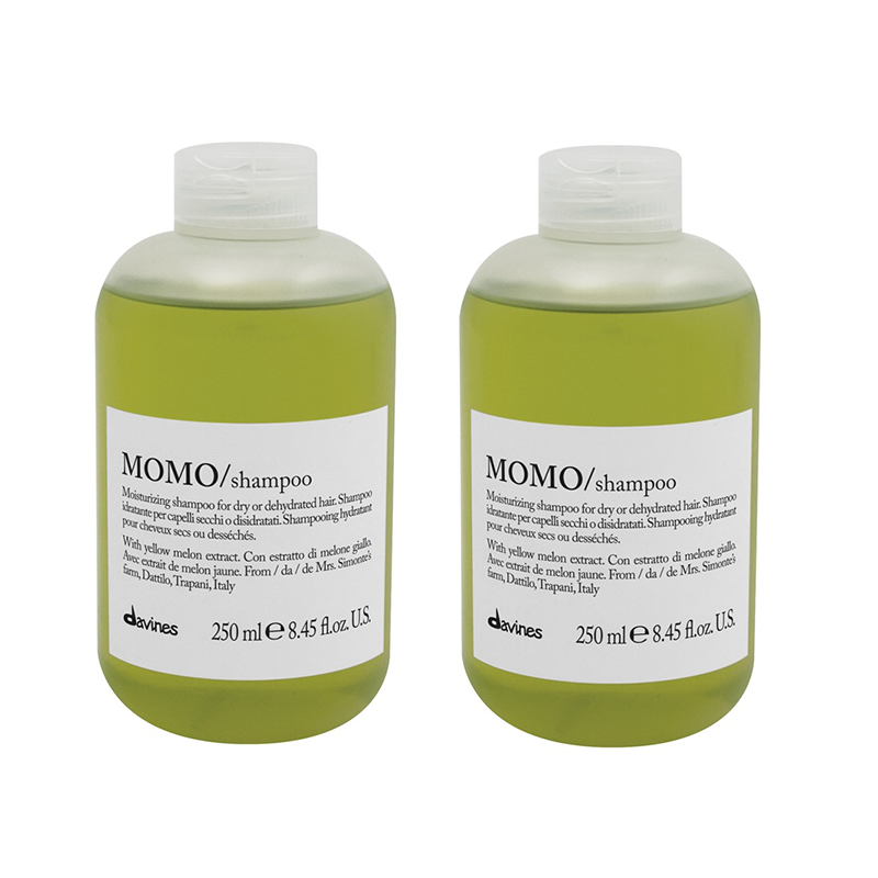 Momo |  Zestaw do włosów: szampon nawilżający do włosów suchych 2x250ml
