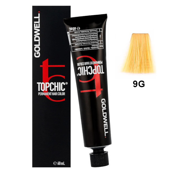 Topchic 9G | Trwała farba do włosów - kolor: bardzo jasny złoty blond 60ml