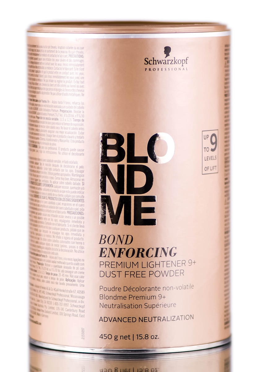 Blond Me Bond Enforcing Premium Lift 9+ | Rozjaśniacz w proszku 450g - pogniecione opakowanie