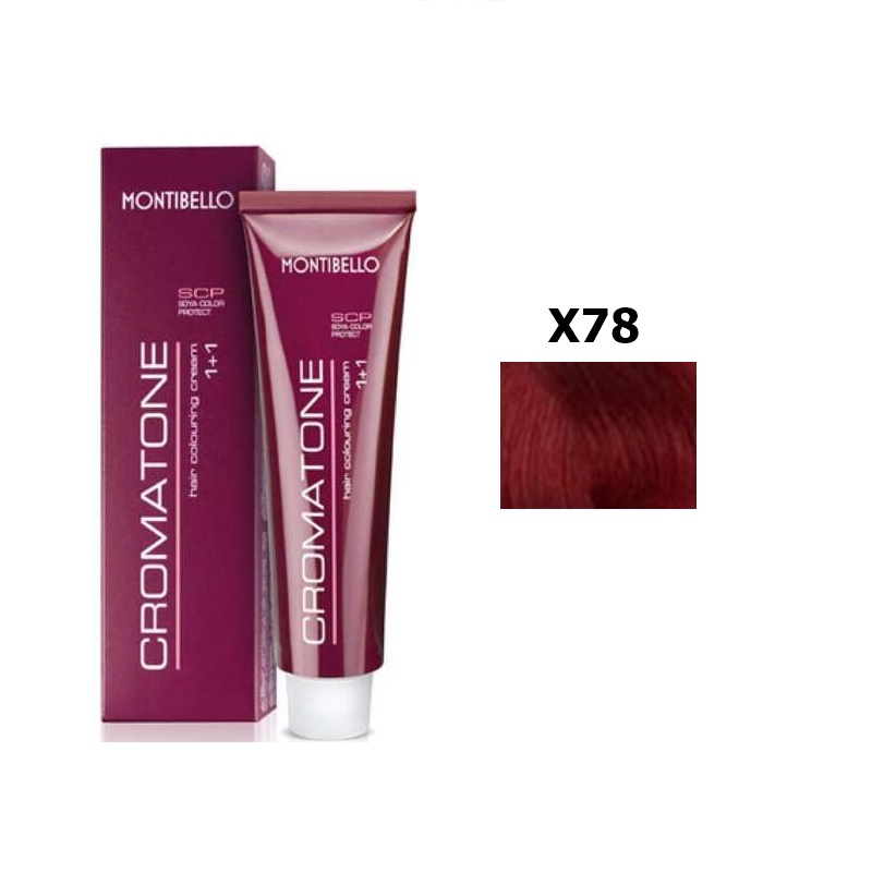 CromaXtrem | Trwała farba do włosów - kolor X78 purpurowy czerwony 60ml