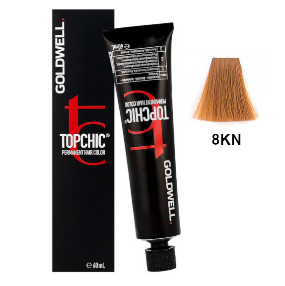 Topchic 8KN | Trwała farba do włosów - kolor: jasna naturalna miedź 60ml