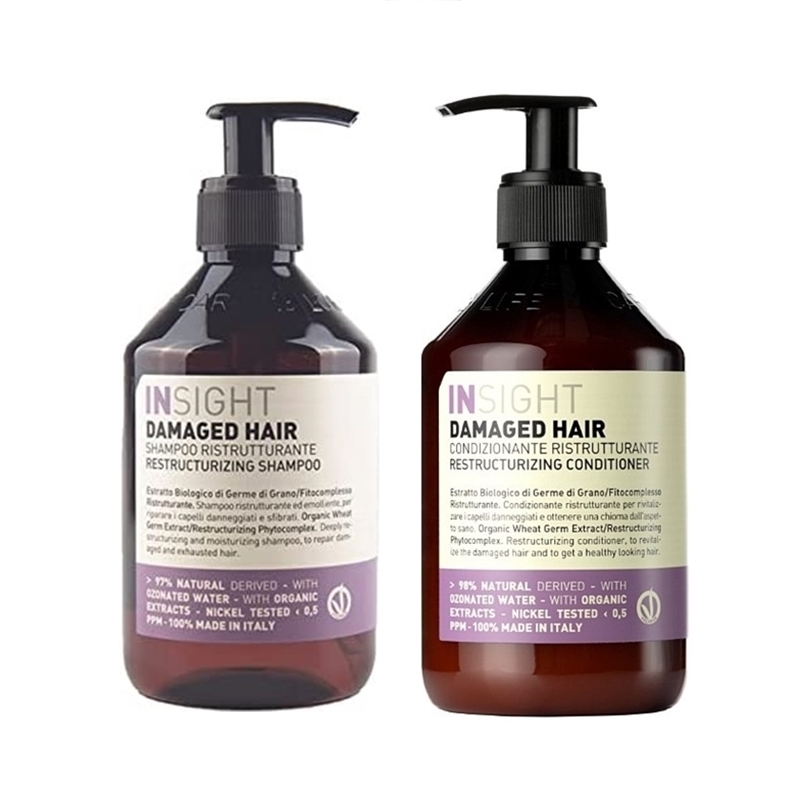 Damaged Hair | Zestaw do włosów zniszczonych: szampon 400ml + odżywka 400ml