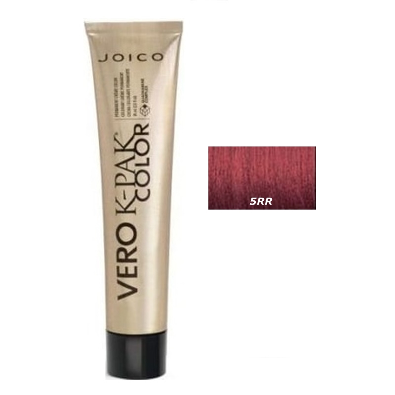 Vero K-Pak Color | Trwała farba do włosów - kolor 5RR średni brąz czerwono-granatowy 74ml