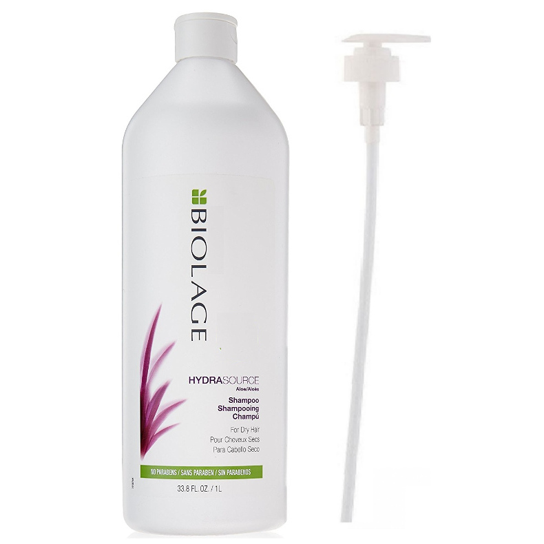 Biolage HydraSource | Zestaw: szampon nawilżający 1000ml + POMPKA W PREZENCIE!