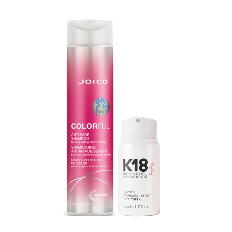 | Zestaw do włosów farbowanych: szampon 300ml + maska 50ml