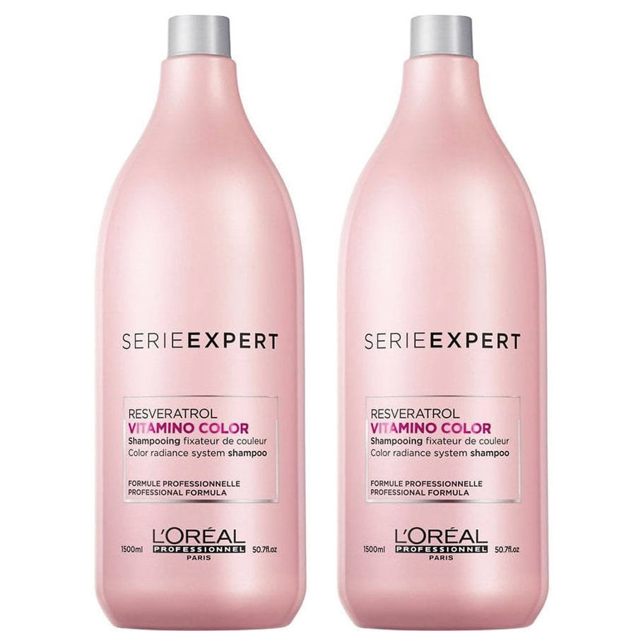 Vitamino Color | Zestaw: szampon do włosów farbowanych 2x1500ml