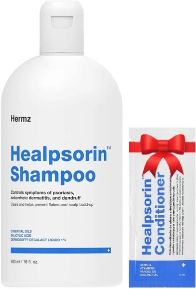 Healpsorin | Zestaw: przeciwłupieżowy szampon do włosów 500ml + próbka