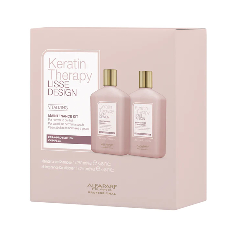 Keratin Therapy  Vitalizing Maintenance  | Zestaw po zabiegu keratynowego prostowania: szampon 250ml + odżywka 250ml 