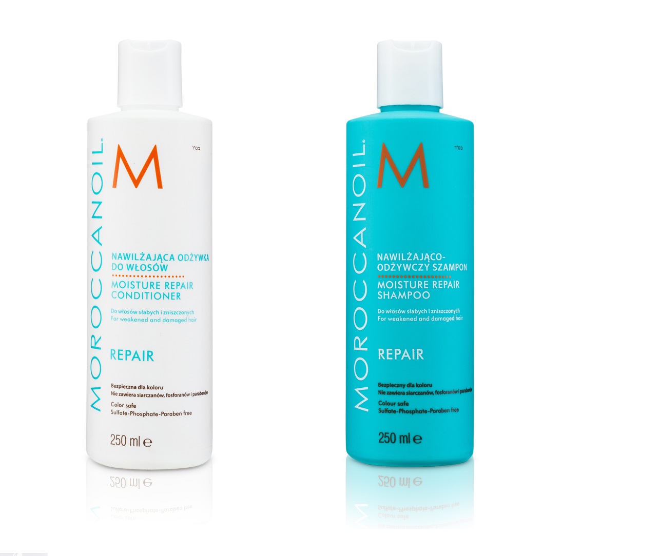 Moisture Repair | Zestaw nawilżająco-regenerujący: szampon 250ml + odżywka 250ml