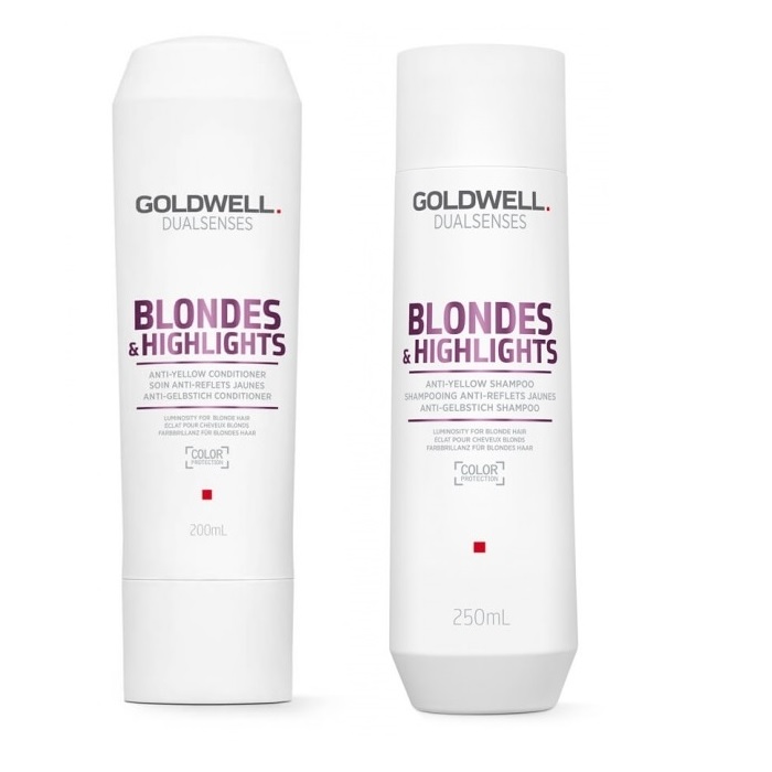 Blondes and Highlights | Zestaw do włosów blond: szampon 250ml + odżywka 200ml