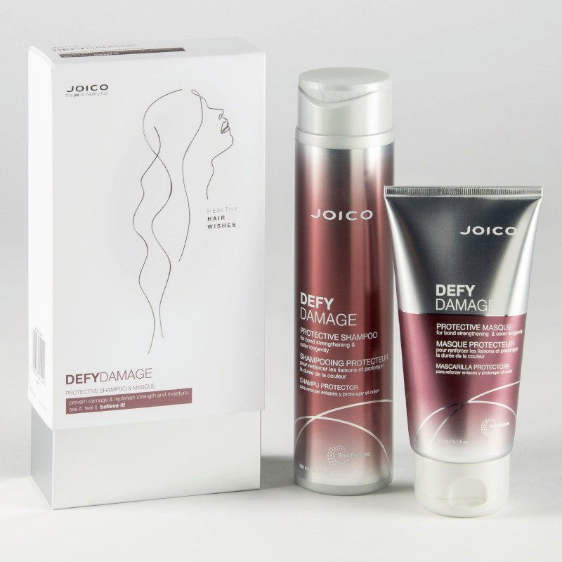 Defy Damage | Zestaw do włosów zniszczonych: szampon 300ml + maska 150ml