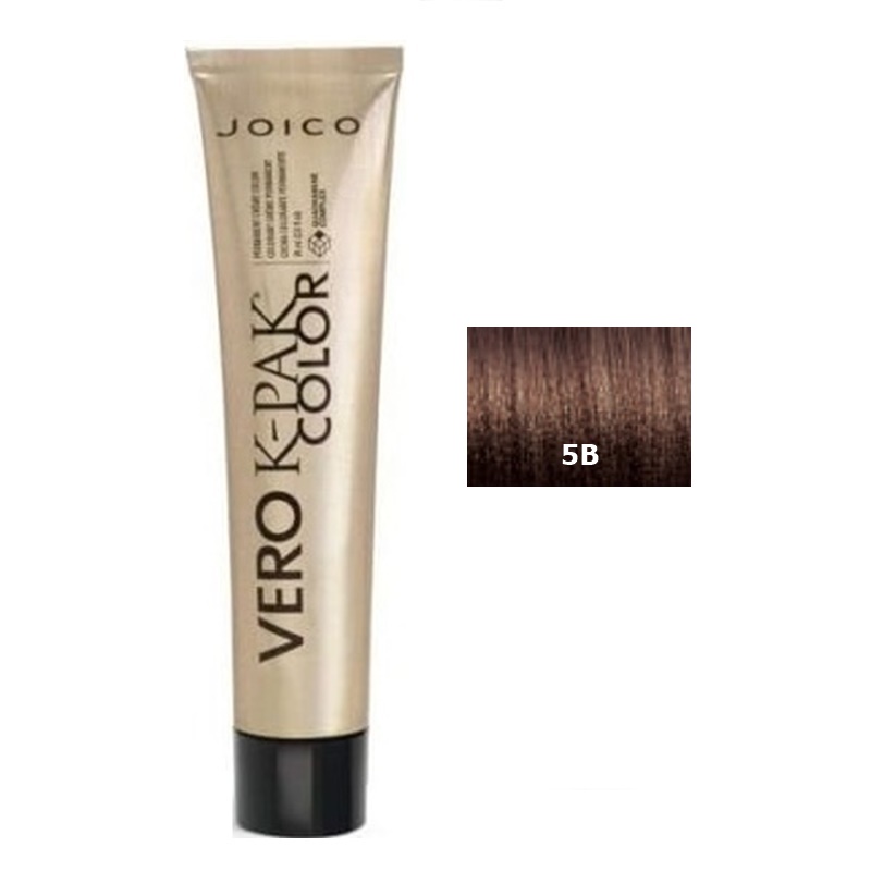 Vero K-Pak Color | Trwała farba do włosów - kolor 5B średni beżowy brąz 74ml