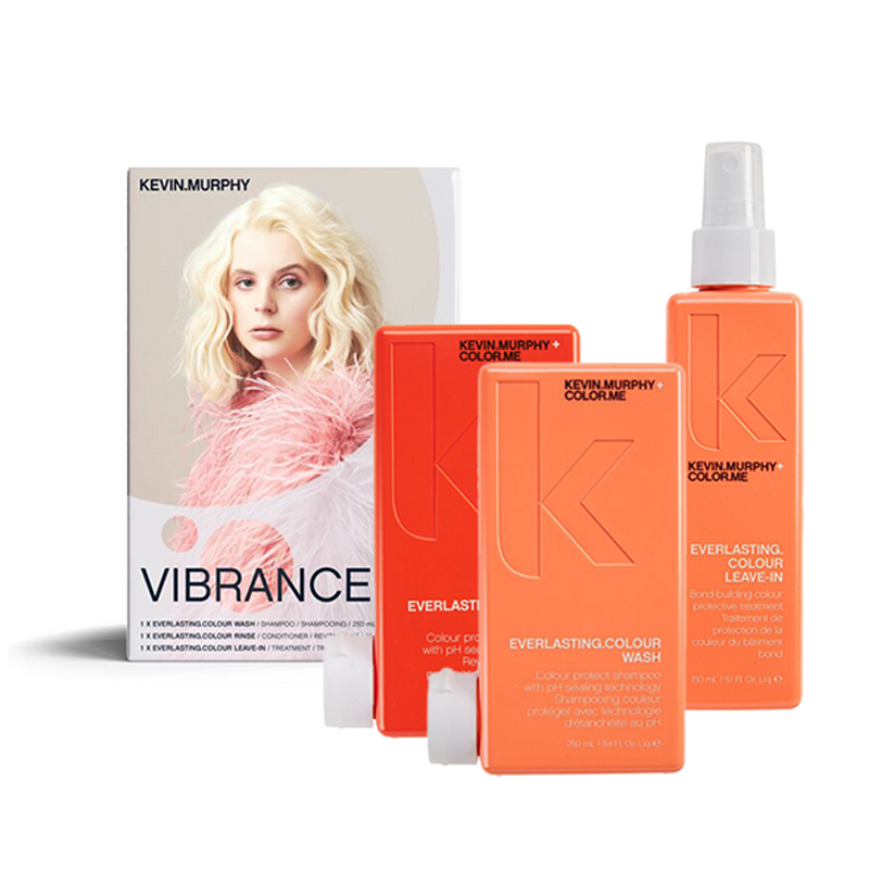 Vibrance | Zestaw do włosów farbowanych: szampon 250ml + odżywka 250ml + spray chroniący kolor 150ml