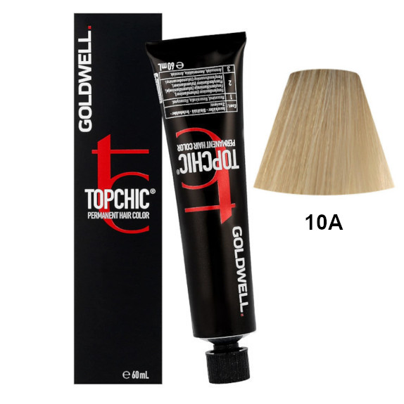 Topchic 10A | Trwała farba do włosów - kolor: pastelowy, popielaty ekstra jasny blond 60ml