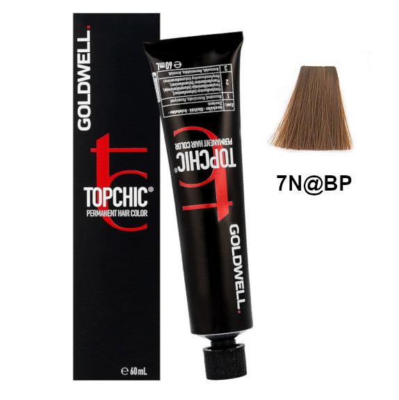 Topchic 7N@BP | Trwała farba do włosów - kolor: średni blond, perłowy beż 60ml