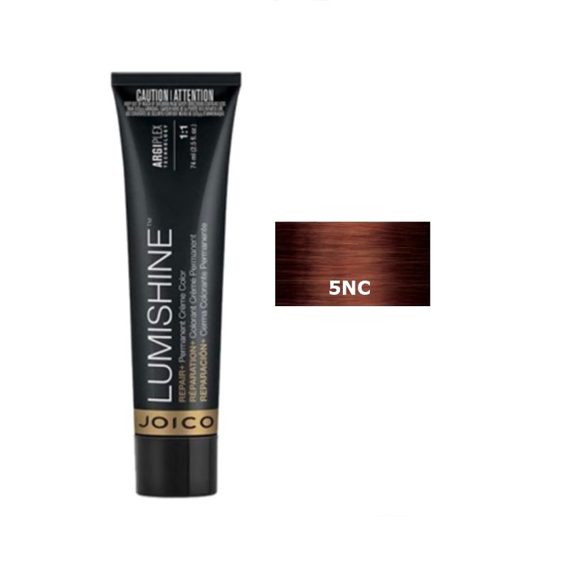 Lumishine Permanent Creme | Trwała farba do włosów - kolor 5NC naturalny miedziany jasny brąz 74ml