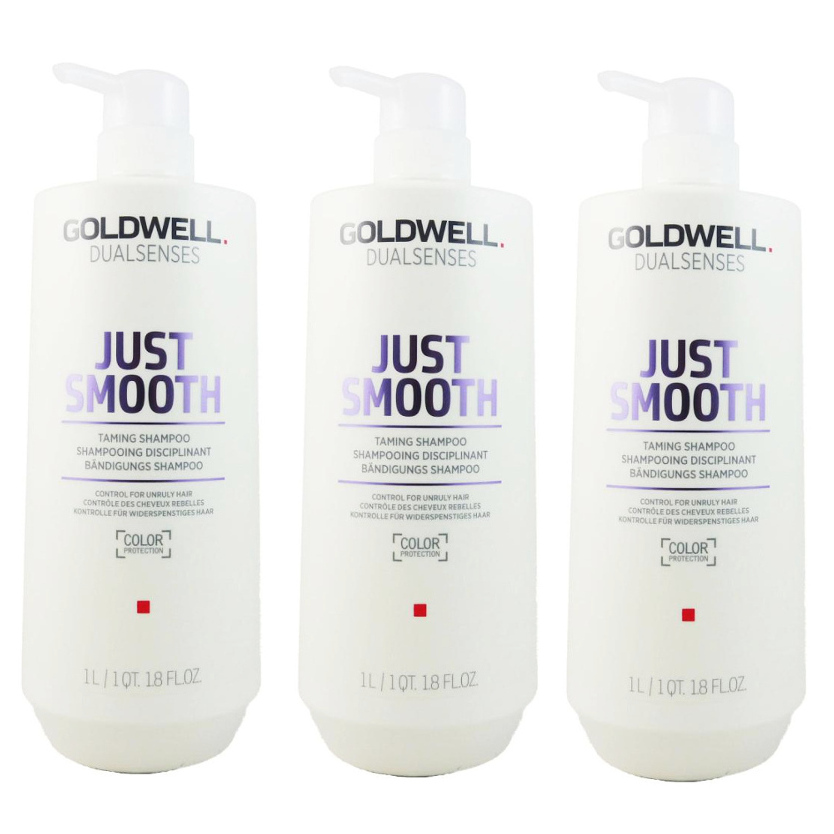 DS Just Smooth | Zestaw: szampon wygładzający 3x1000ml
