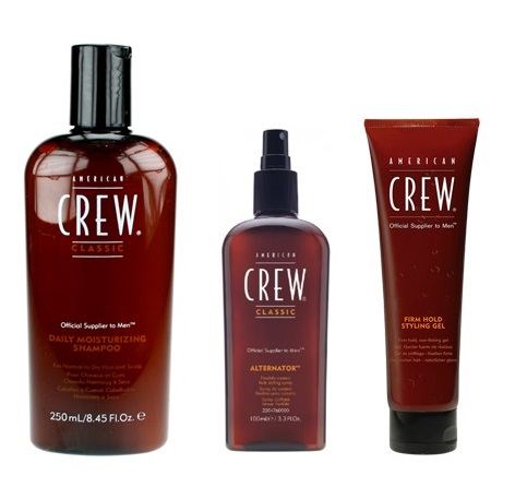 Daily Moisturizing, Alternator and Hold Styling Gel | Zestaw dla mężczyzn: szampon 250ml + spray 100ml + żel 250ml