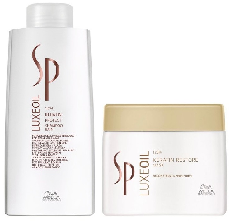 SP Luxe Oil | Zestaw regenerujący: szampon 1000ml + maska 400ml