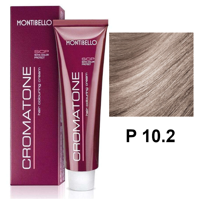 Cromatone P | Trwała farba do włosów - kolor P 10.2 perłowy platynowy blond 60ml