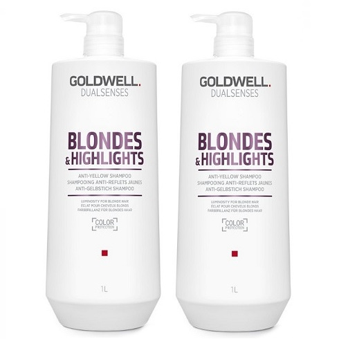 Blondes and Highlights | Zestaw: szampon do włosów blond 2x1000ml