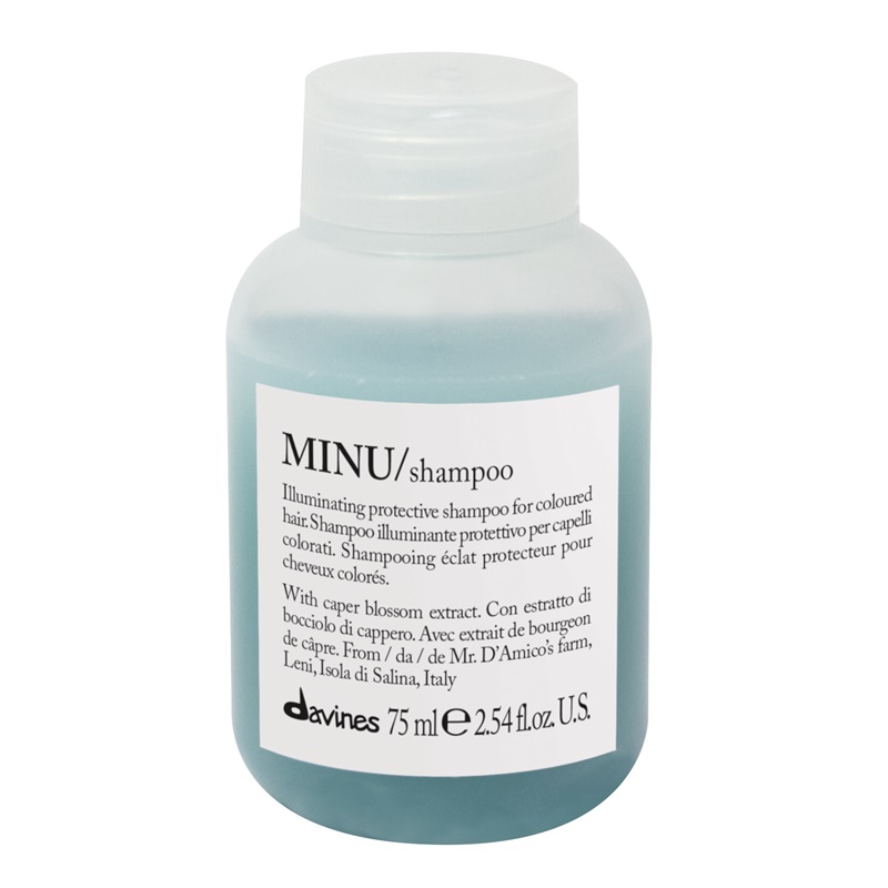 Minu | Szampon do włosów farbowanych 75ml