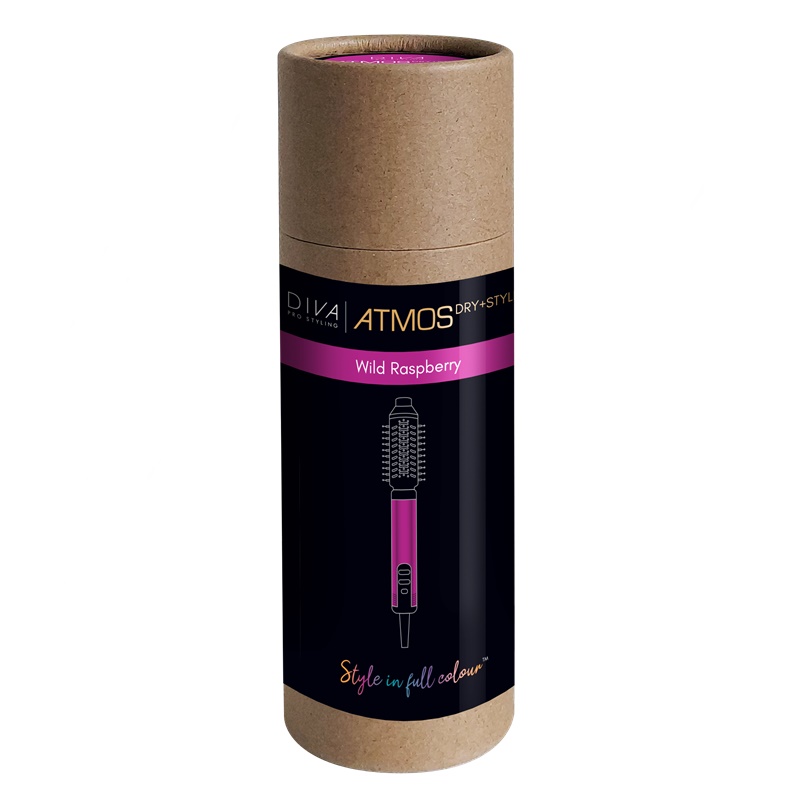 Atmos Dry+ | Nakładka na suszarko-lokówkę Diva Atmos Dry+ Style One (ATM003) - Wild Raspberry (SLE003WR)