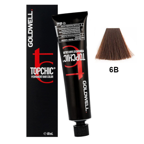 Topchic 6B | Trwała farba do włosów - kolor: złoty brąz 60ml
