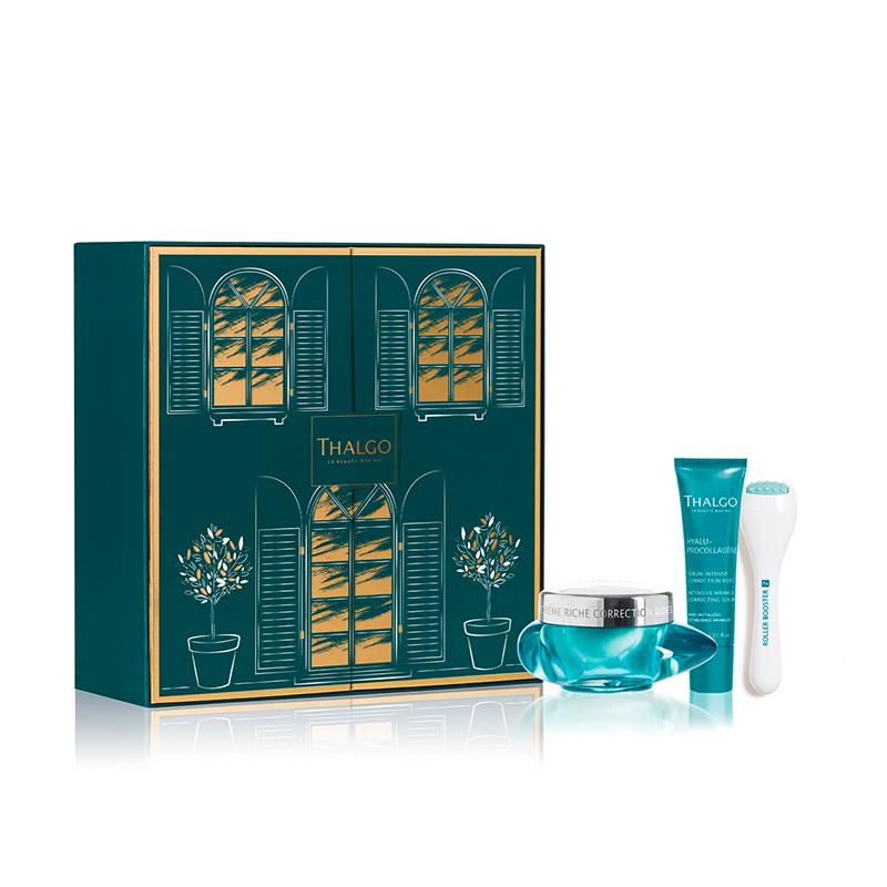 Hyalu-Procollagene | Zestaw upominkowy przeciwzmarszczkowy: krem 50ml + serum 30ml + roller