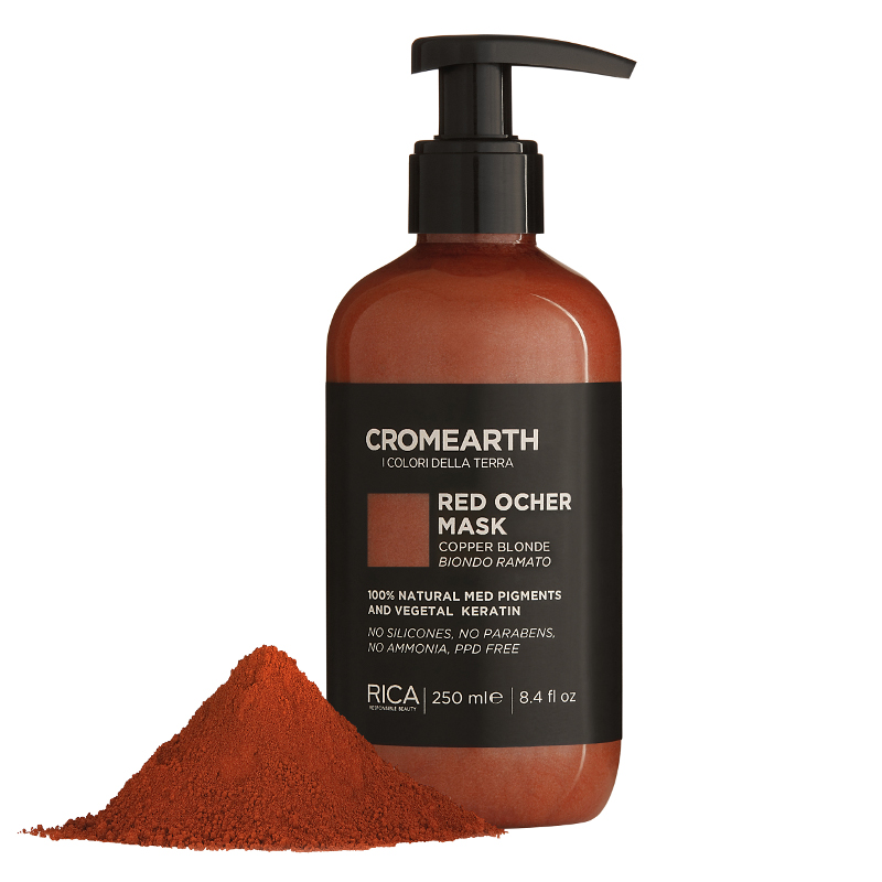 Cromearth Red Ocher | Maska pigmentacyjna do miedzianych blondów 250ml