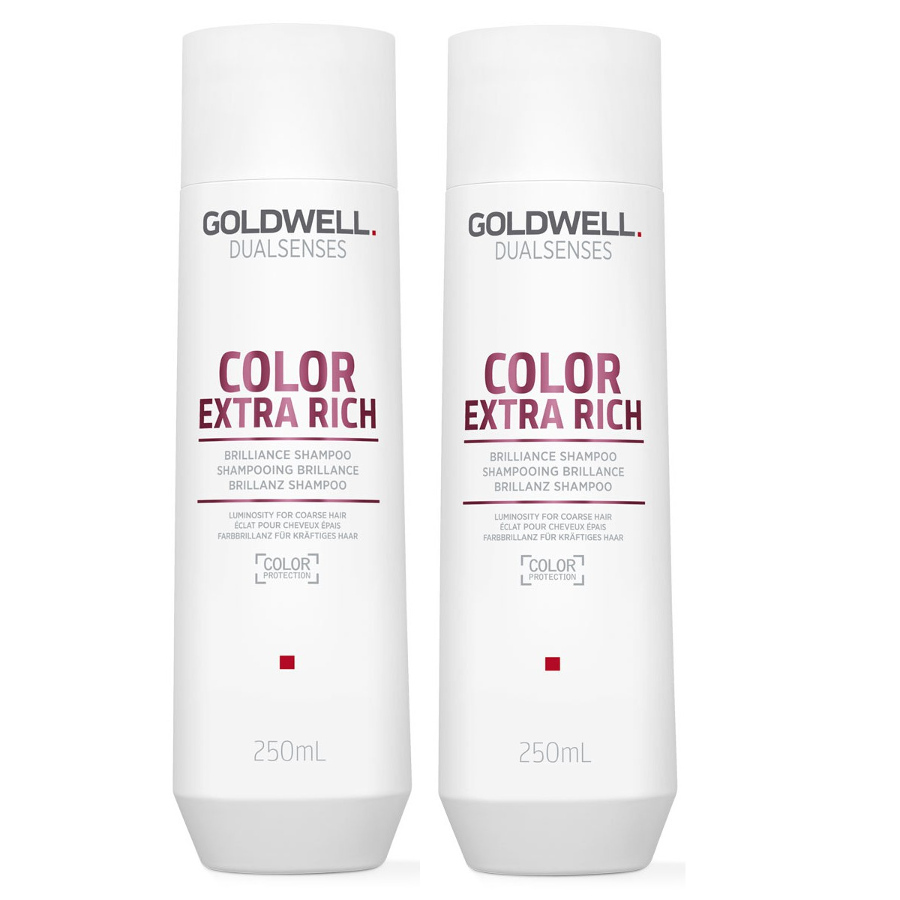 DualSenses Color Extra Rich | Zestaw: szampon do włosów farbowanych 2x250ml
