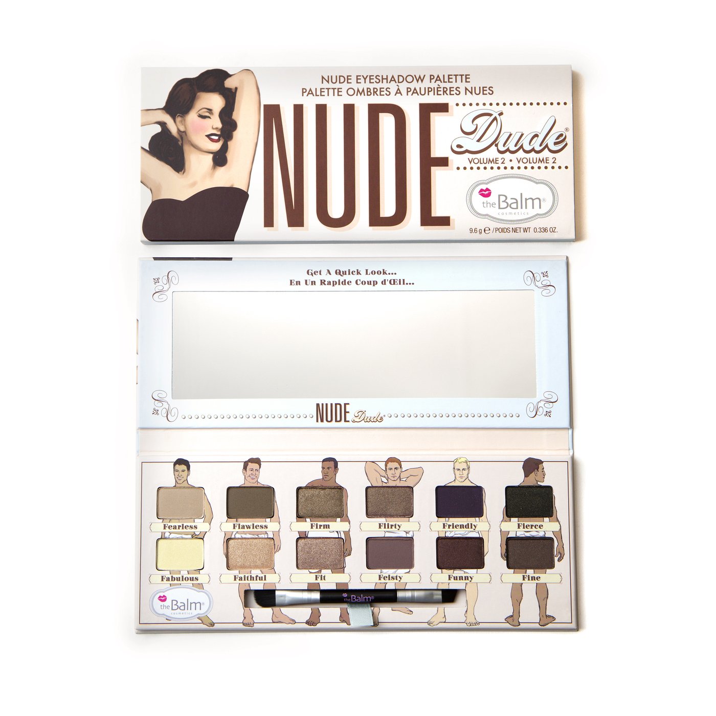 Nude Dude | Paleta cieni do powiek 9,6g